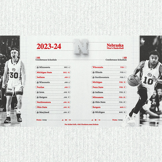 Nebraska Basketball Schedule: See When the Huskers Play Next Game!