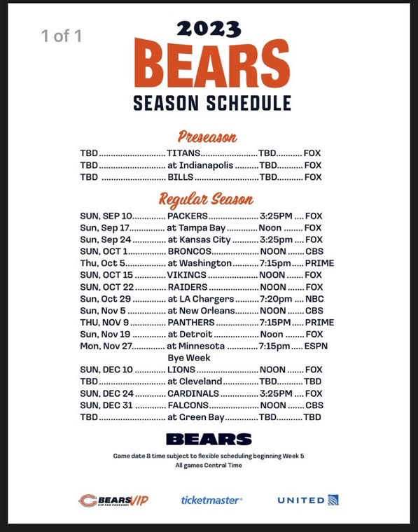 What Channel Do the Bears Come on This Week? Full Schedule Inside!