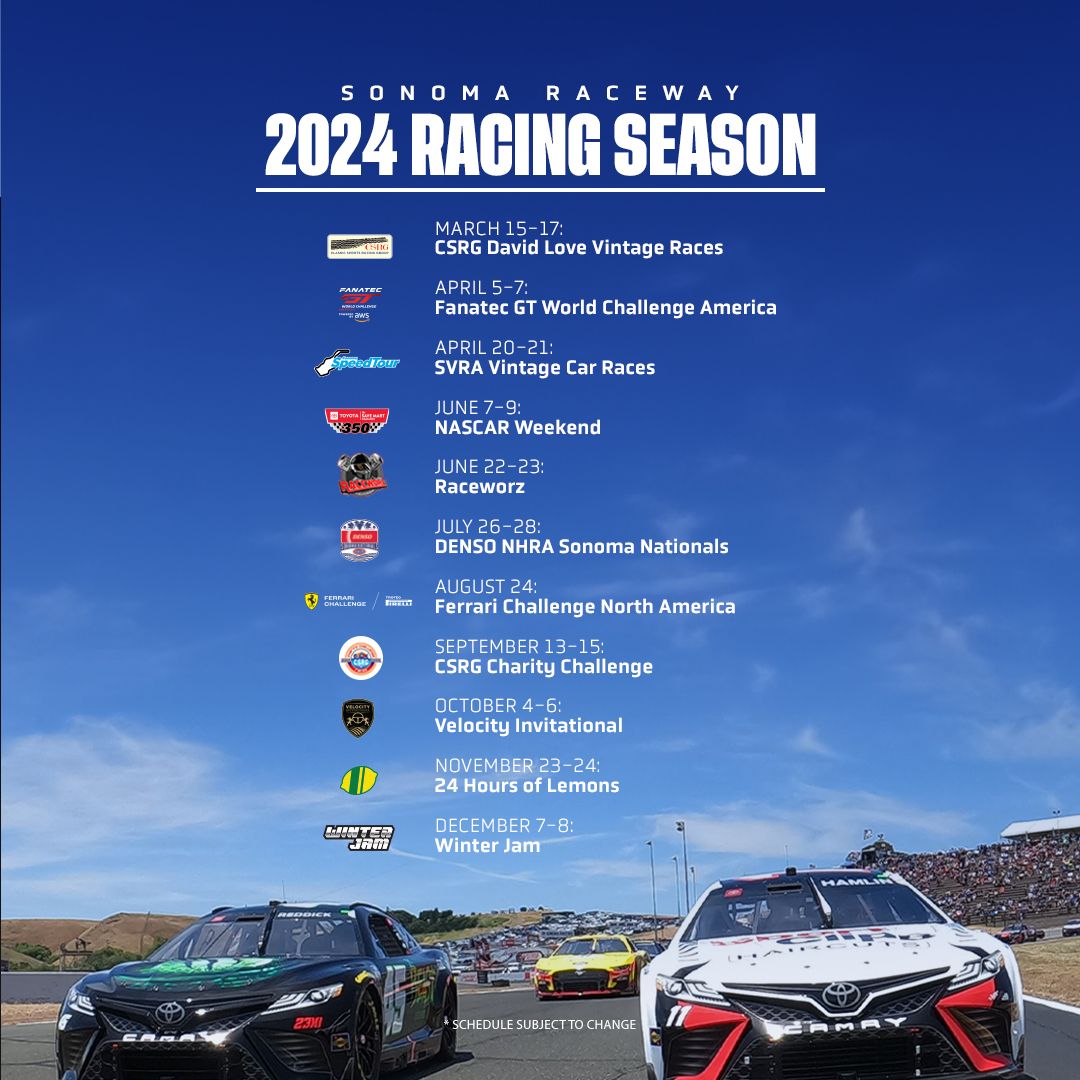 Sonoma Raceway NASCAR 2024: Everything You Need to Know (Tickets, Schedule, and More for This Years Big Race)