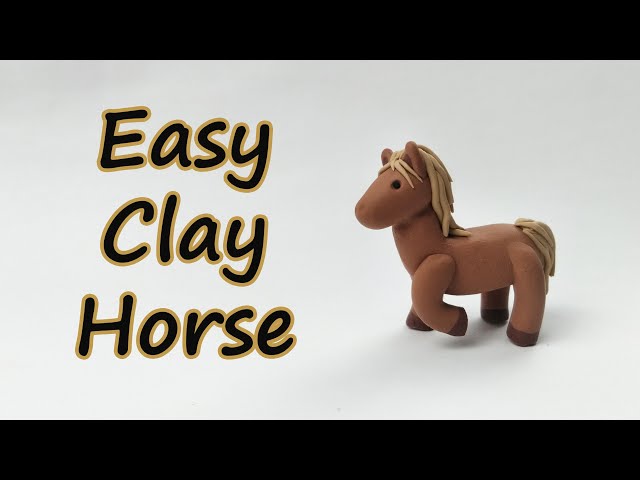 Horse Clay From the Front View, Get the Best Look!