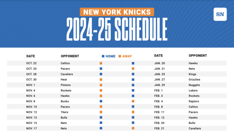 Free Knicks Printable Schedule PDF: Plan Your Basketball Season