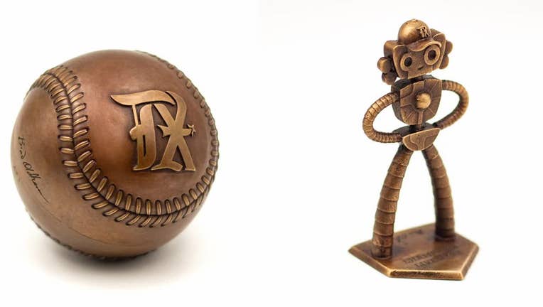 Texas Rangers Bronze Baseball Scavenger Hunt: Map and Guide Inside