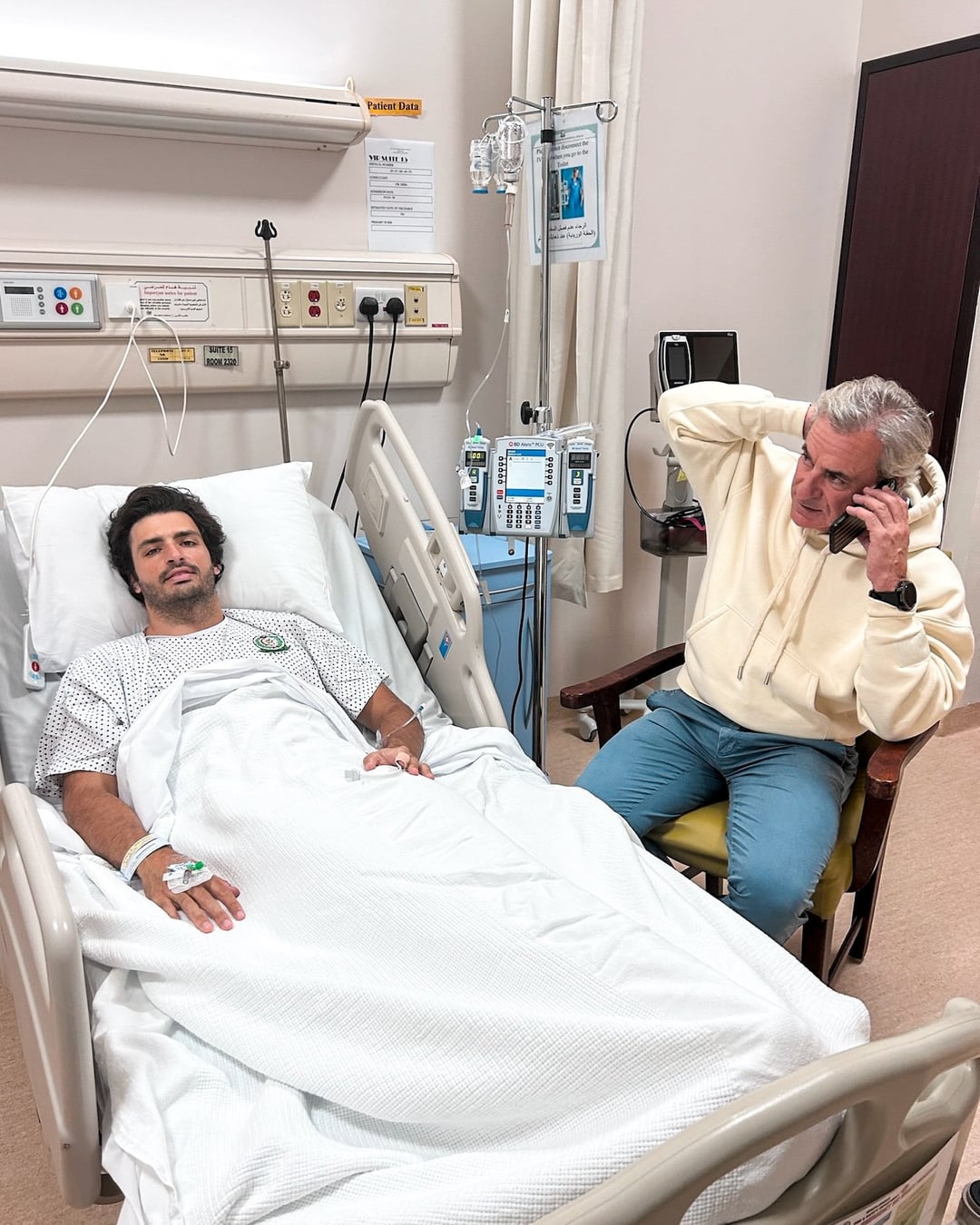 carlos sainz hospital