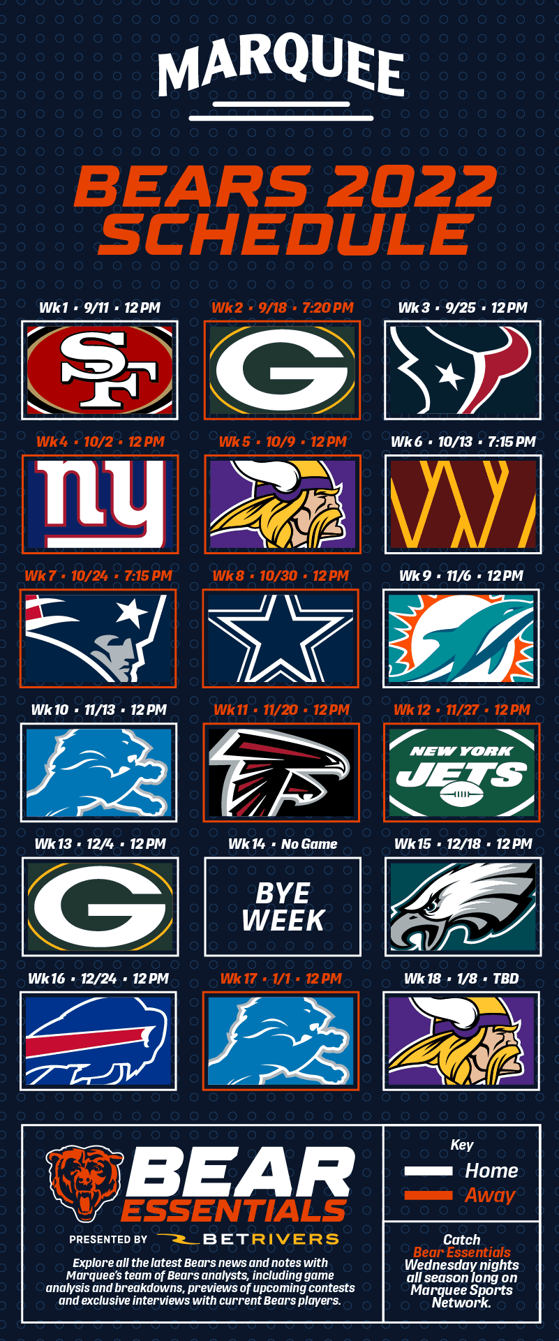 What Channel Do the Bears Come on This Week? Full Schedule Inside!