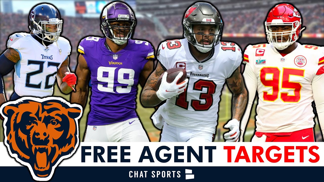 Chicago Bears Free Agents: Top Targets to Watch For in the Upcoming Market.