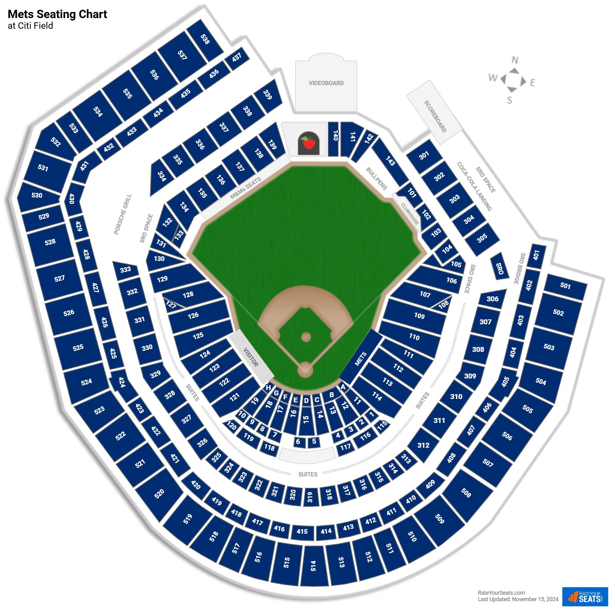 Citi Field Seating Chart: Simple Breakdown, Know Where Youre Sitting in Advance