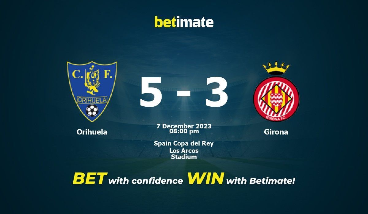 Orihuela vs Girona: Who will win? Find out now!