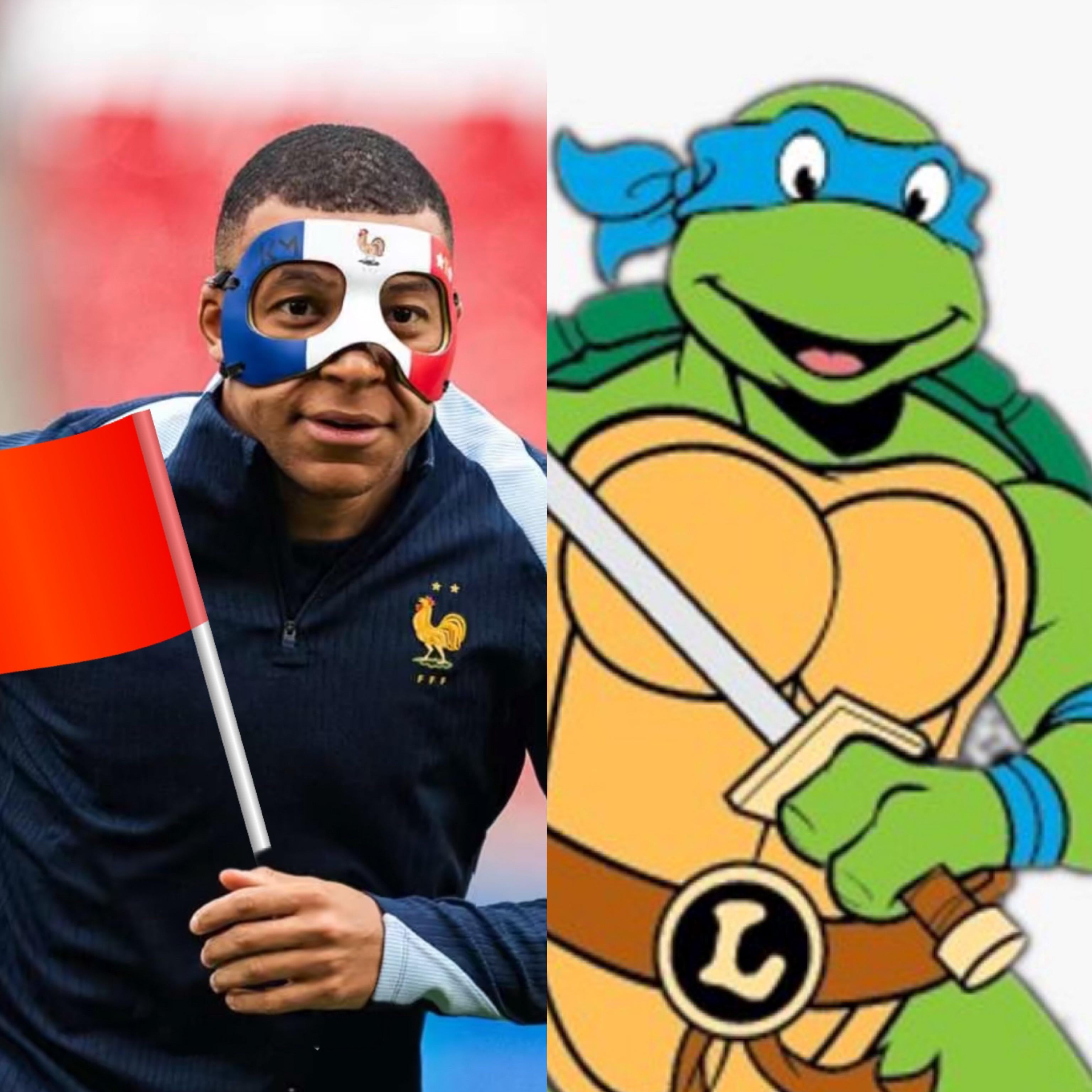 Kylian Mbappe Looks Like a Ninja Turtle: Is It Just Us?