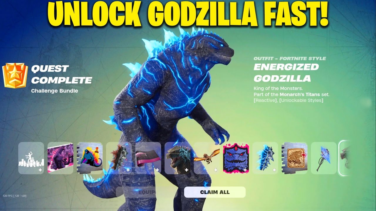 Godzilla Fortnite Battle Pass? Unlock the King of Monsters Skin Now!