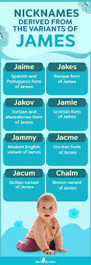 James nicknames: A big list of fun and catchy alternatives that you can use for a person called James.