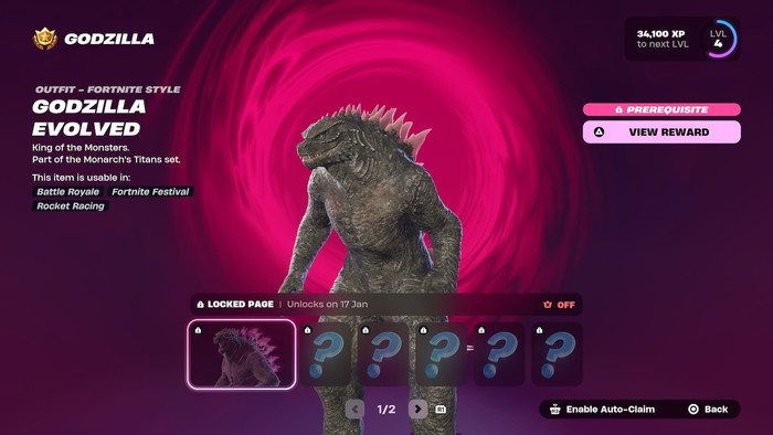 Godzilla Fortnite Battle Pass? Unlock the King of Monsters Skin Now!