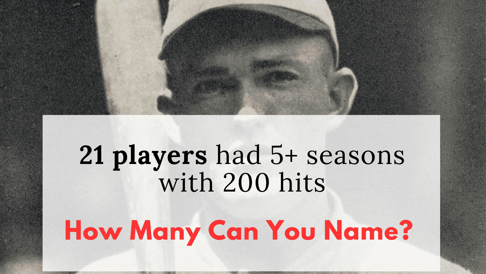 200 Hits in a Season: A Look at the Players Who Achieved This Rare Feat.
