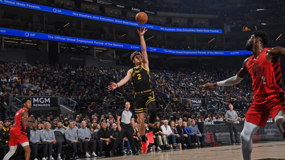 Brandon Podziemski Shines in Warriors vs Trail Blazers Game? Check This Out.