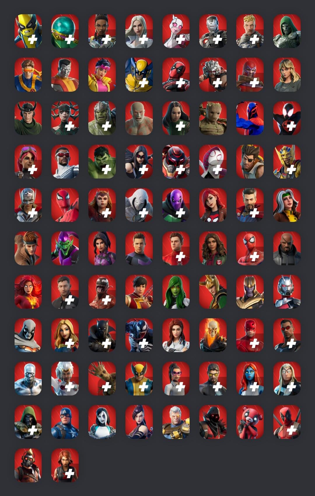 Every Marvel Skin in the Shop: See All Marvel Shop Skins