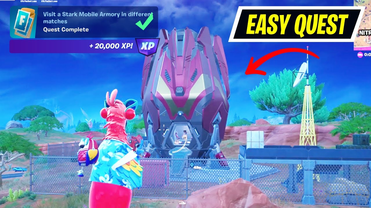 Find Fortnite Stark Mobile Armory Location Fast: Simple Tips