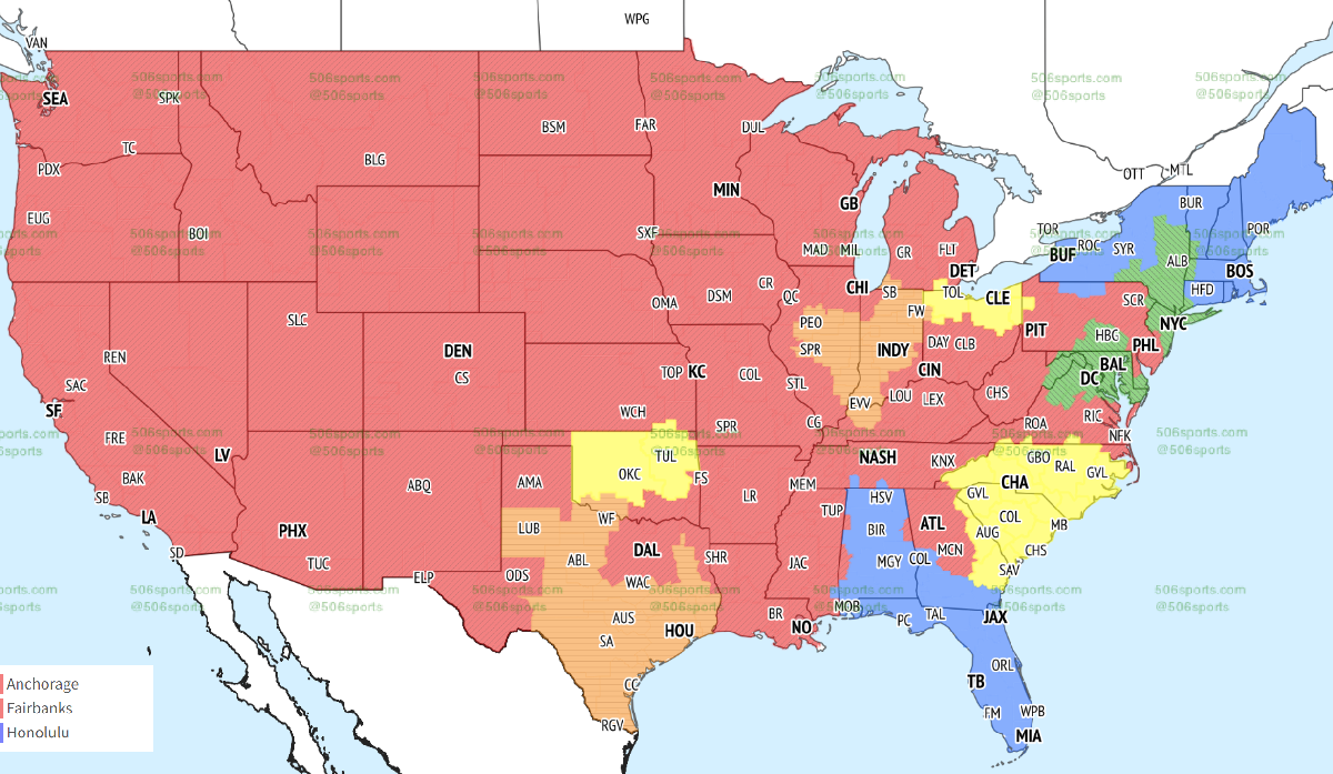 Find Your Game: NFL TV Coverage Maps Made Easy