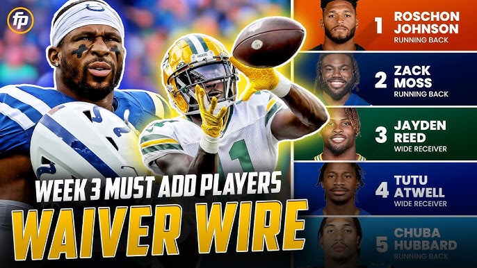 Win Your League with Waiver Wire Week 3! Expert Advice on Who to Add!