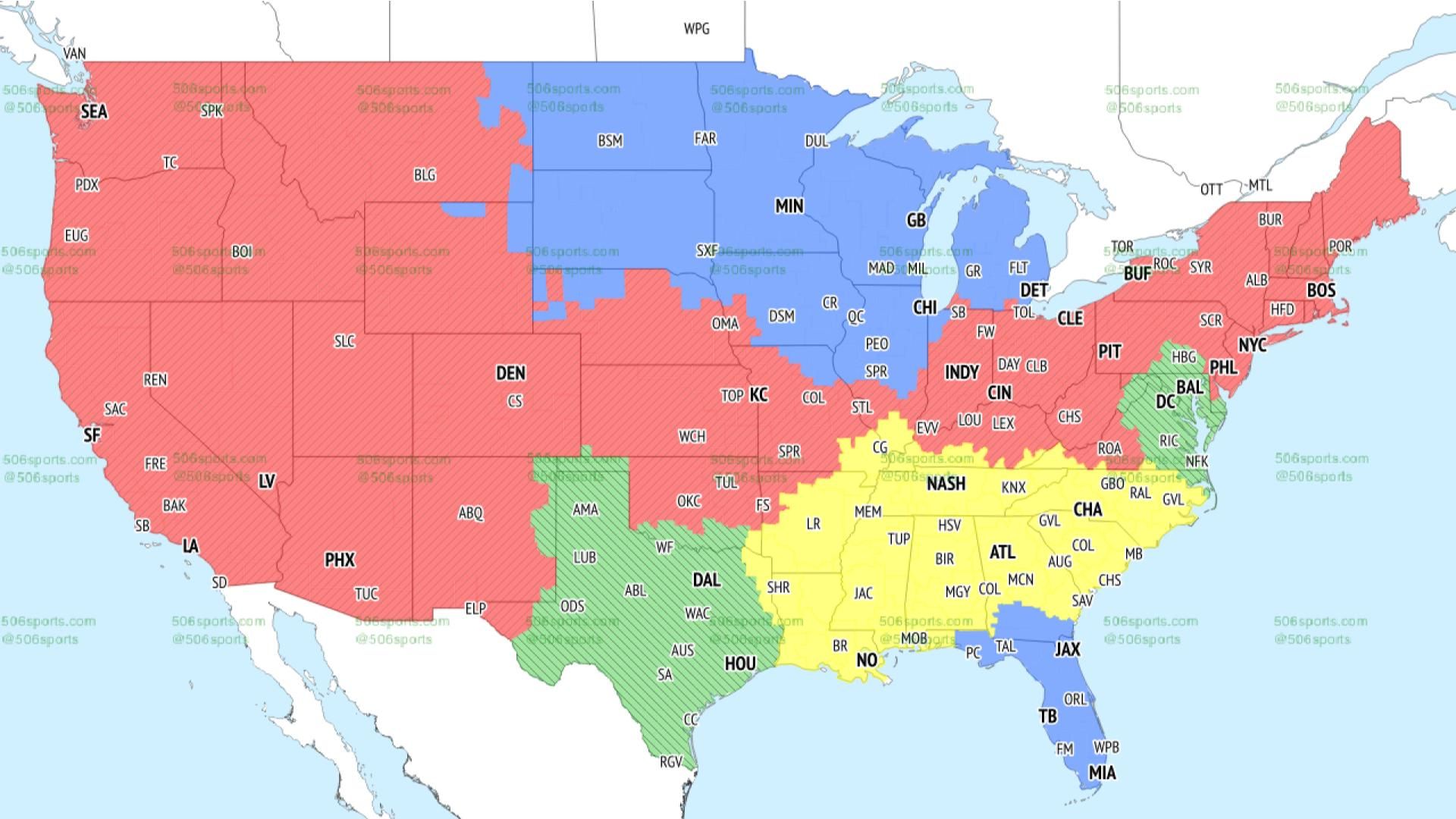 Find Your Game: NFL TV Coverage Maps Made Easy