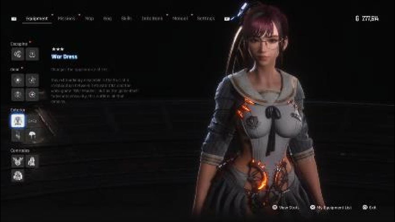 stellar blade war dress