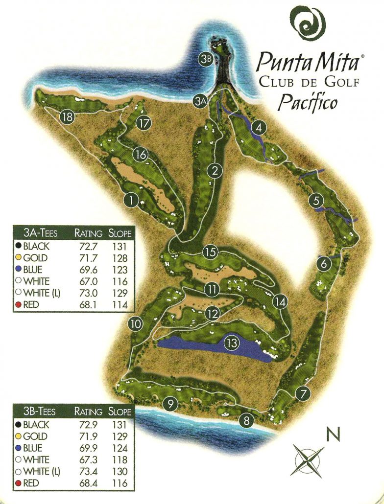Plan Your Trip: Punta Mita Pacifico Golf Course Details.