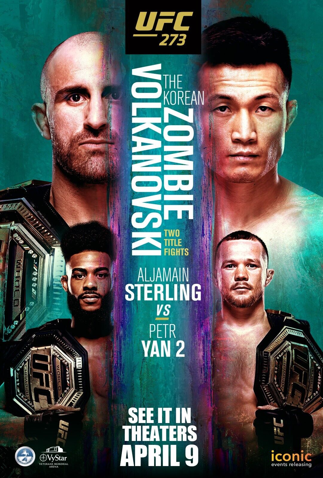 Looking for a UFC 273 poster? Find it and Buy online Easy!