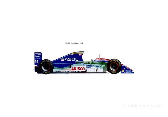 f1 jordan 194: See Specs, Photos & History of This Iconic Race Car.