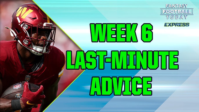 Start Em Sit Em Week 6: Quick Picks and Top Player Recommendations!