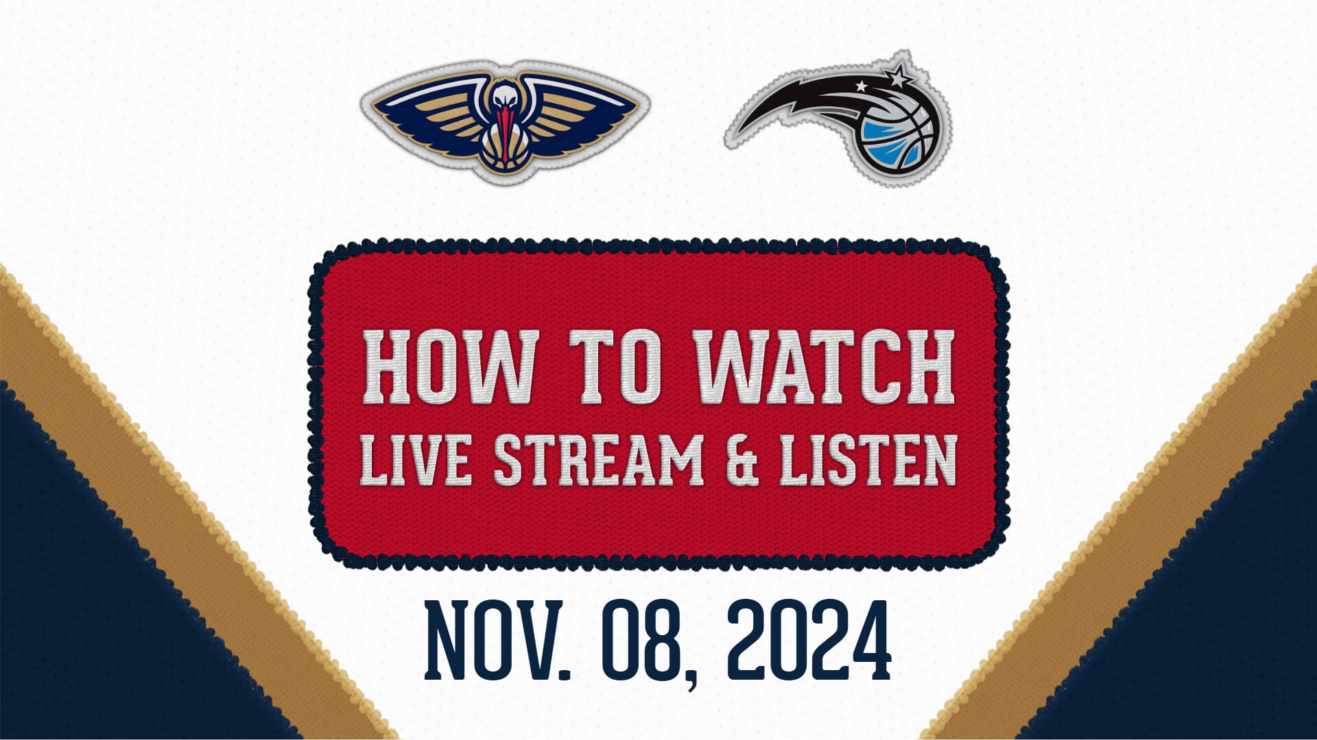 Orlando Magic New Orleans Pelicans latest game schedule and watch guide.