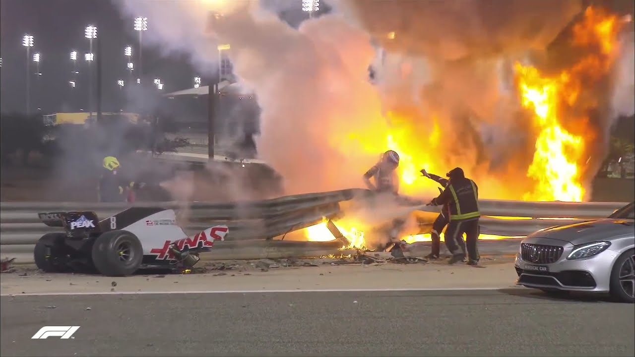 F1 Driver Walks Out of Fire Unharmed: a Story about the Safety.