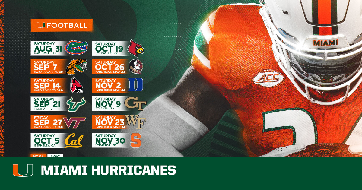 When is the upcoming Miami Hurricanes Football Blackout game scheduled? Get the latest date and details for the big event.