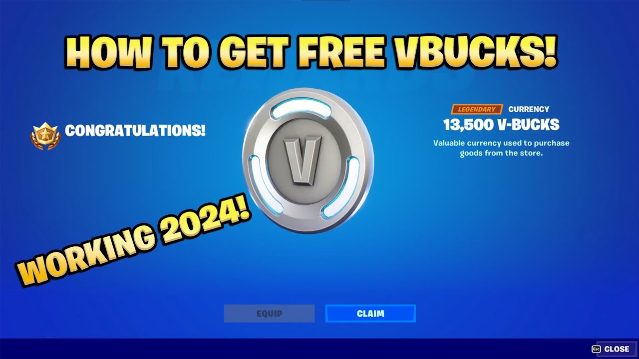 How to Get Vbucks for Free (Easy Methods and Legit Ways 2024)