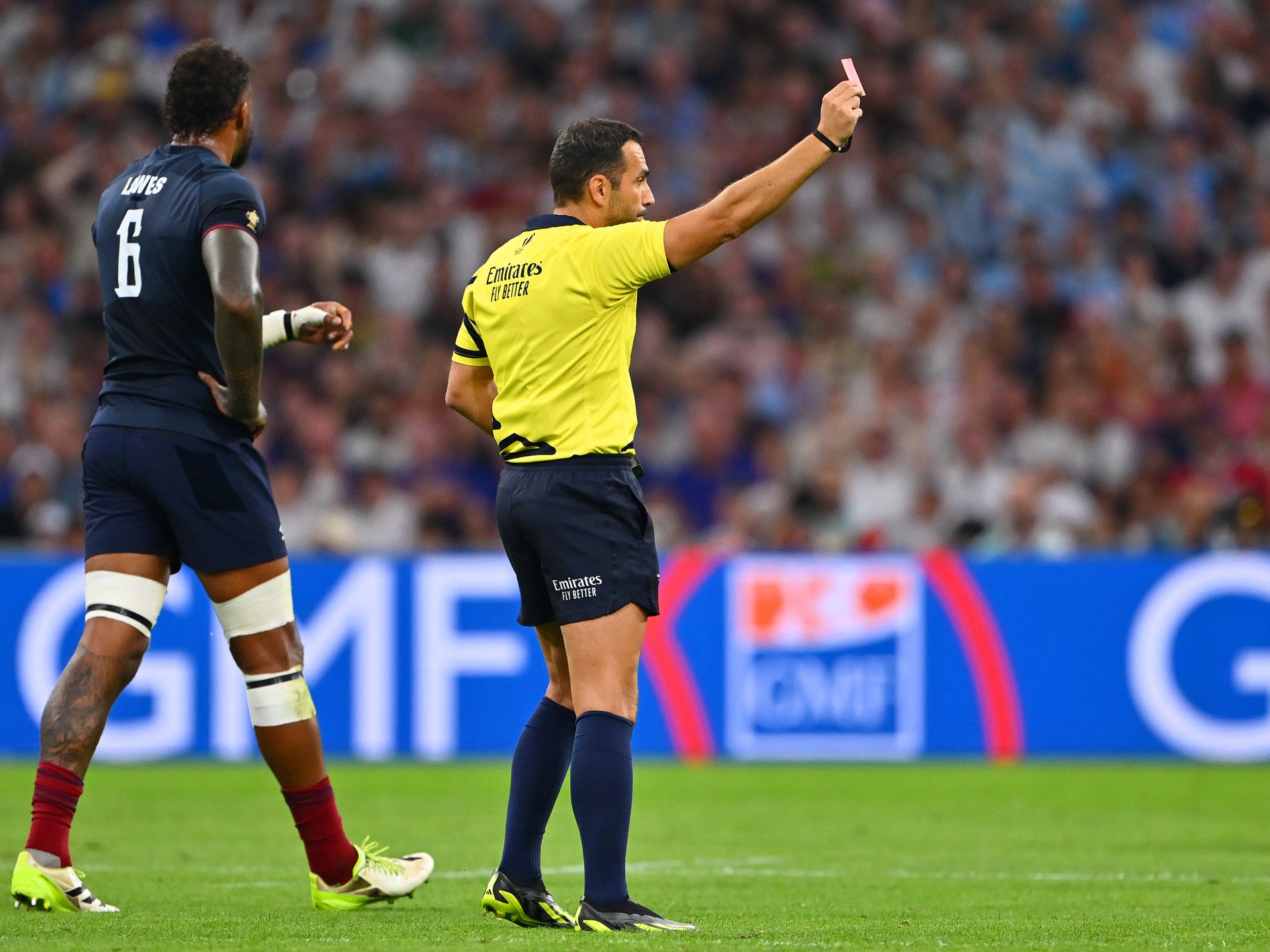 Watching a match? Know what does a yellow card mean in rugby when the referee shows it.