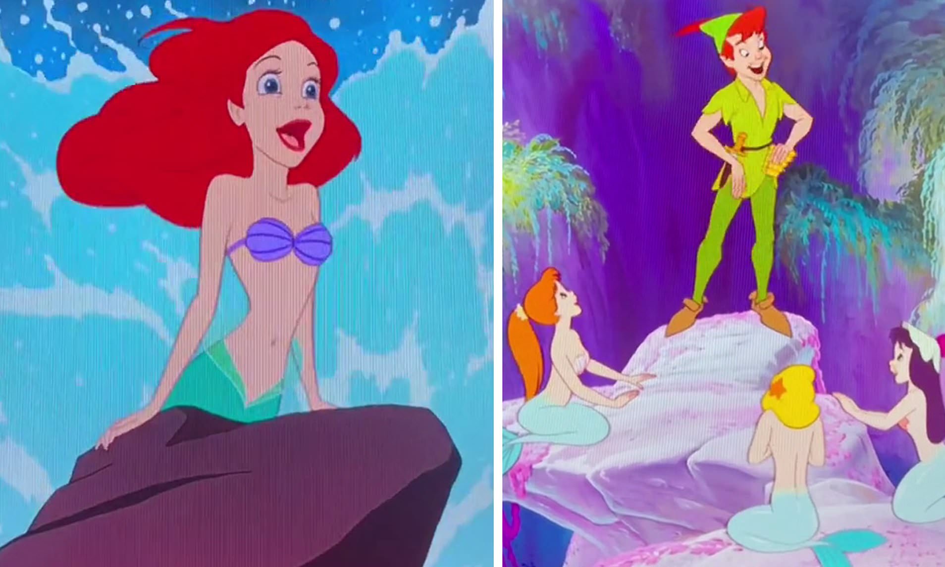 The Little Mermaid and Peter Pan: find Differences and Similarities now!