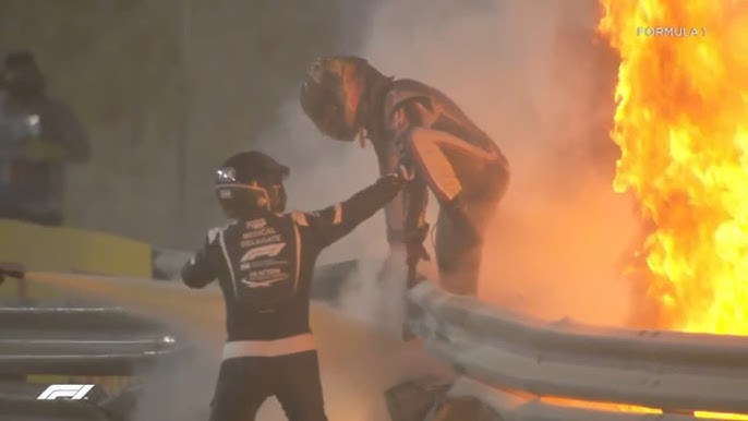 F1 Driver Walks Out of Fire Unharmed: a Story about the Safety.