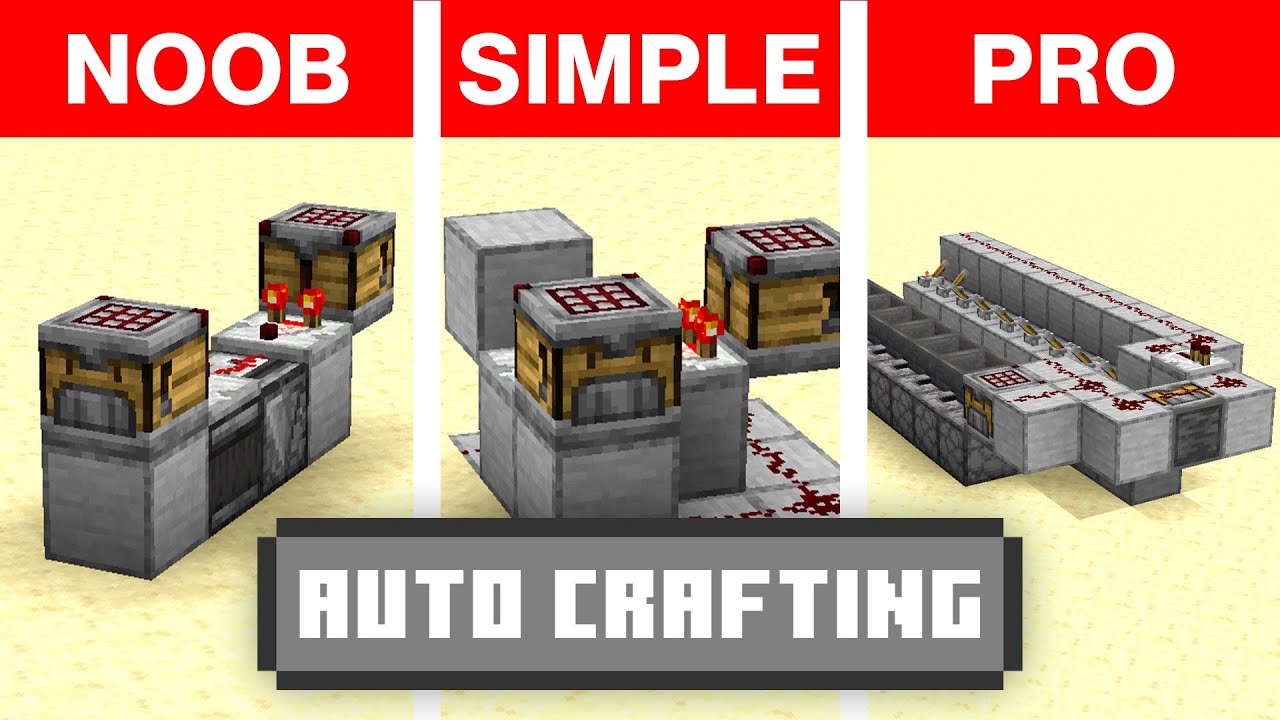 Auto Crafter in Minecraft: How to Make It (Simple Tutorial for Beginners)