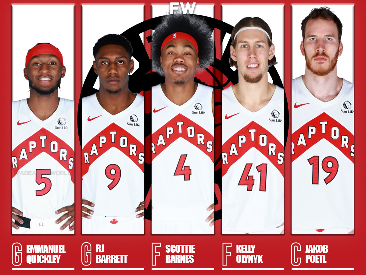 Toronto Raptors Starting Five,check out the key players now.