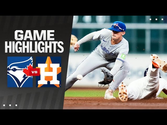 Need highlights from the blue jays vs. astros matchup? Watch all the biggest plays and key moments here.