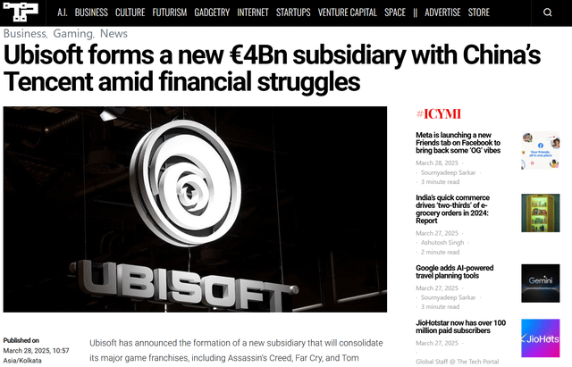Is Ubisoft selling the entire company? Get the real story behind all the latest rumors now.