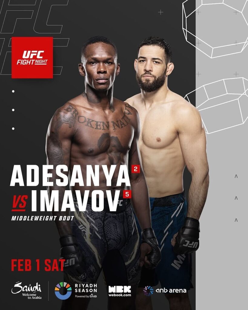 Israel Adesanya Next Fight: Date, Time and Opponent Info