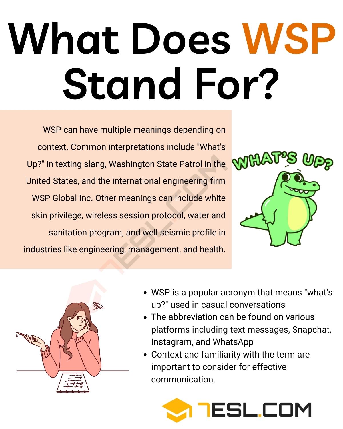 WSP Slang: What Does It Even Mean? Get the Real Scoop!