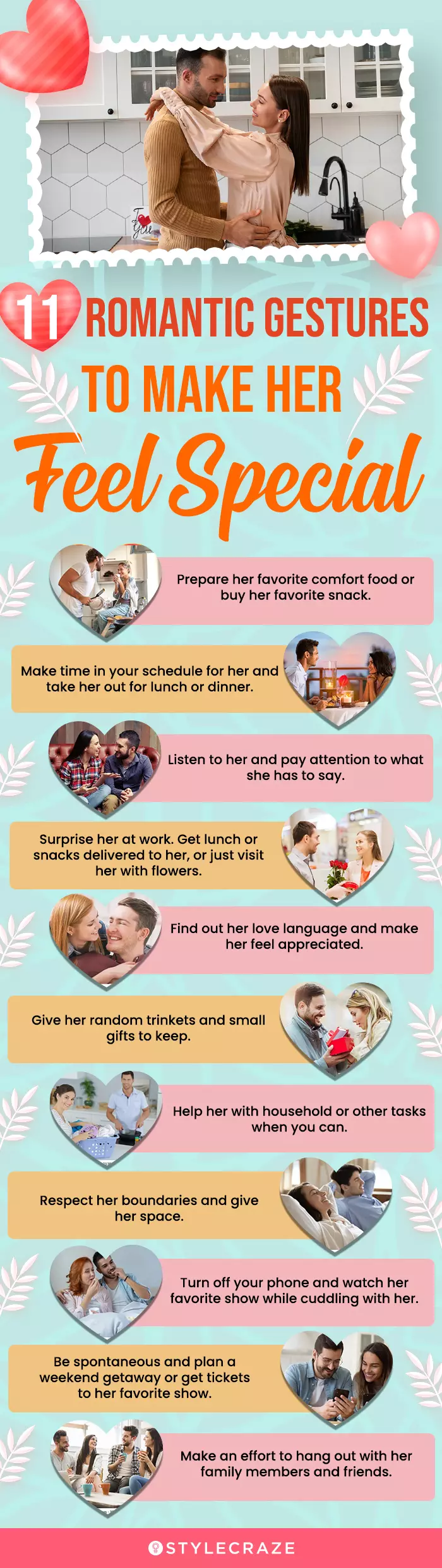 The best ways you can treat like a lady (Simple gestures that show you care)