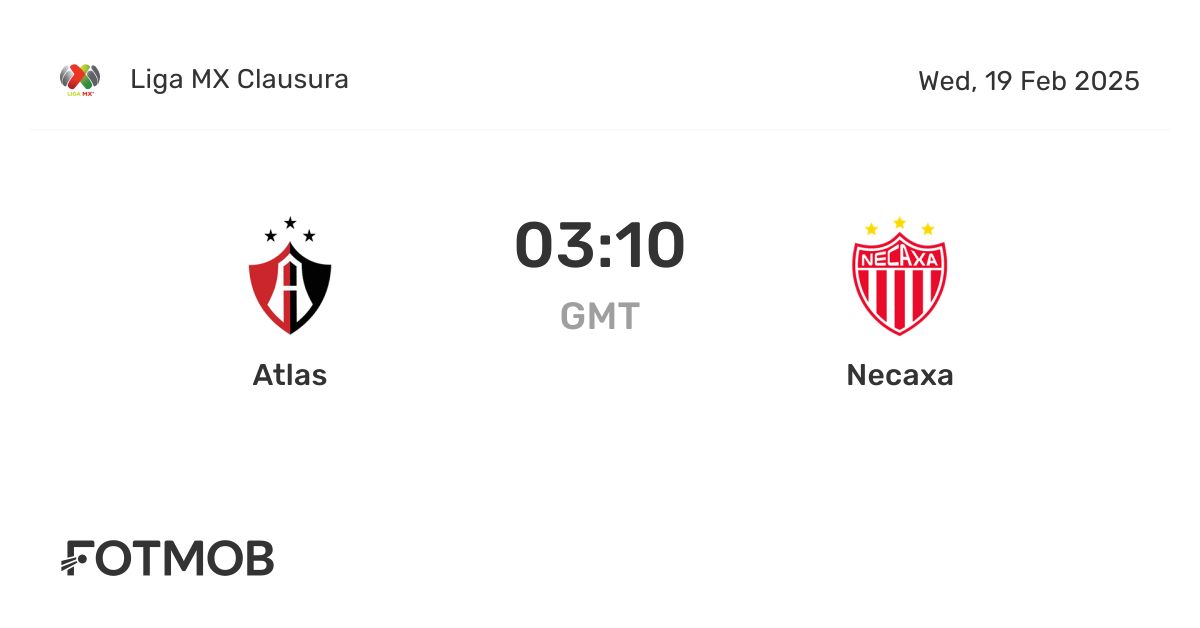 Necaxa - Atlas head to head: See the past results and important stats between these rivals.