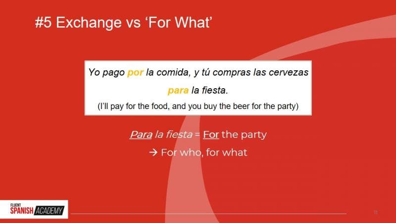 How to use the idea of exchange in Spanish? (See sentence examples with exchange in Spanish.)