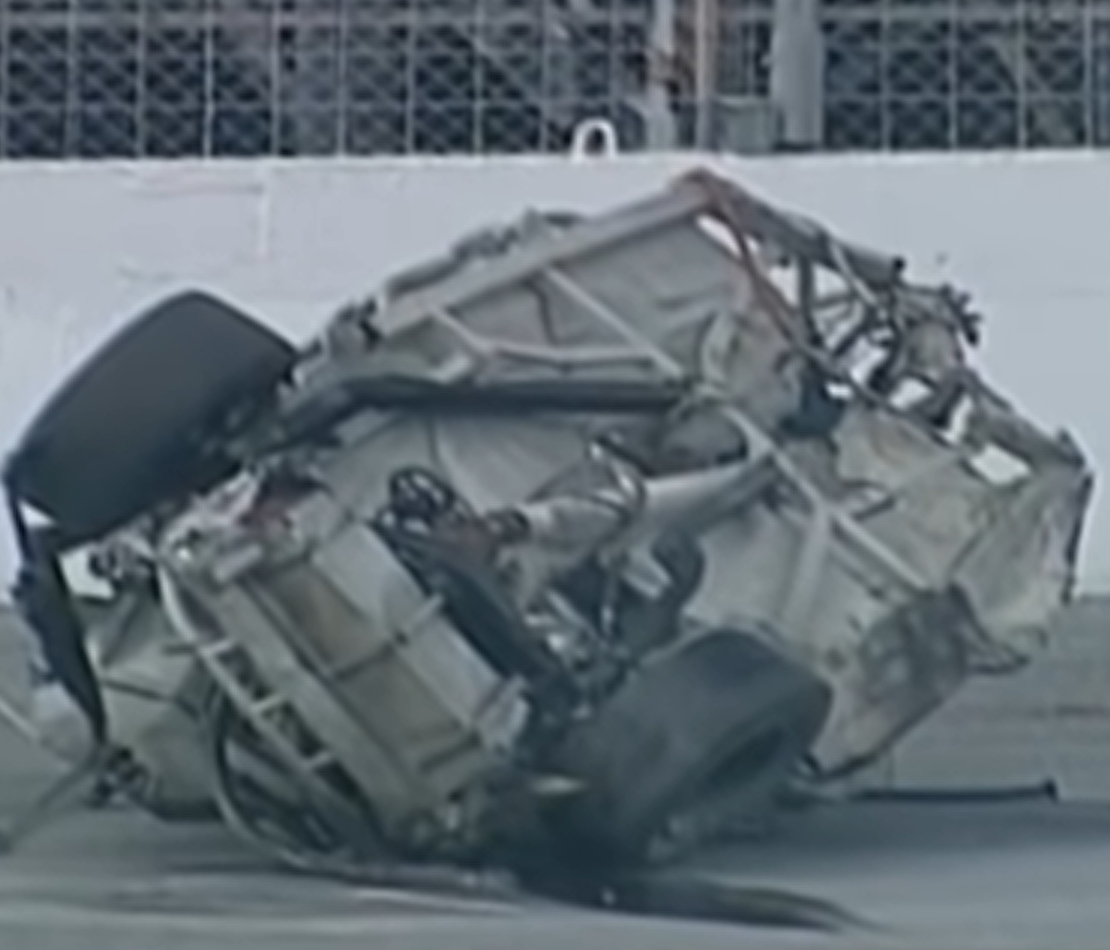 How did Jeff Bodine survive that crash? The amazing story behind his incredible escape from the wreck.
