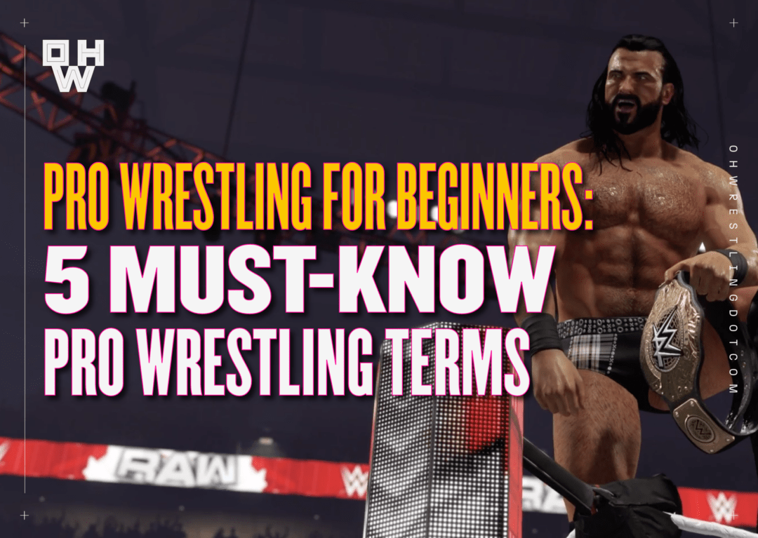 Want to know key wrestling terms and phrases? Impress your friends with your knowledge.