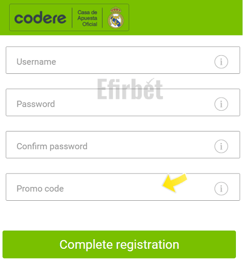 Get a free código promocional codere today! Simple ways to claim your Codere promo easily.