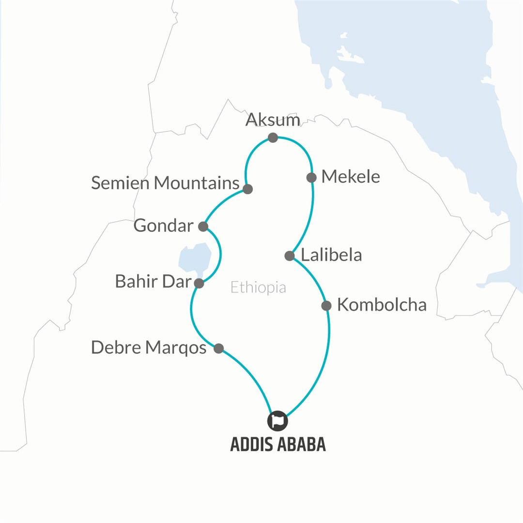 Whats the quickest way from Addis Ababa to Mekele? (Travel time information inside)