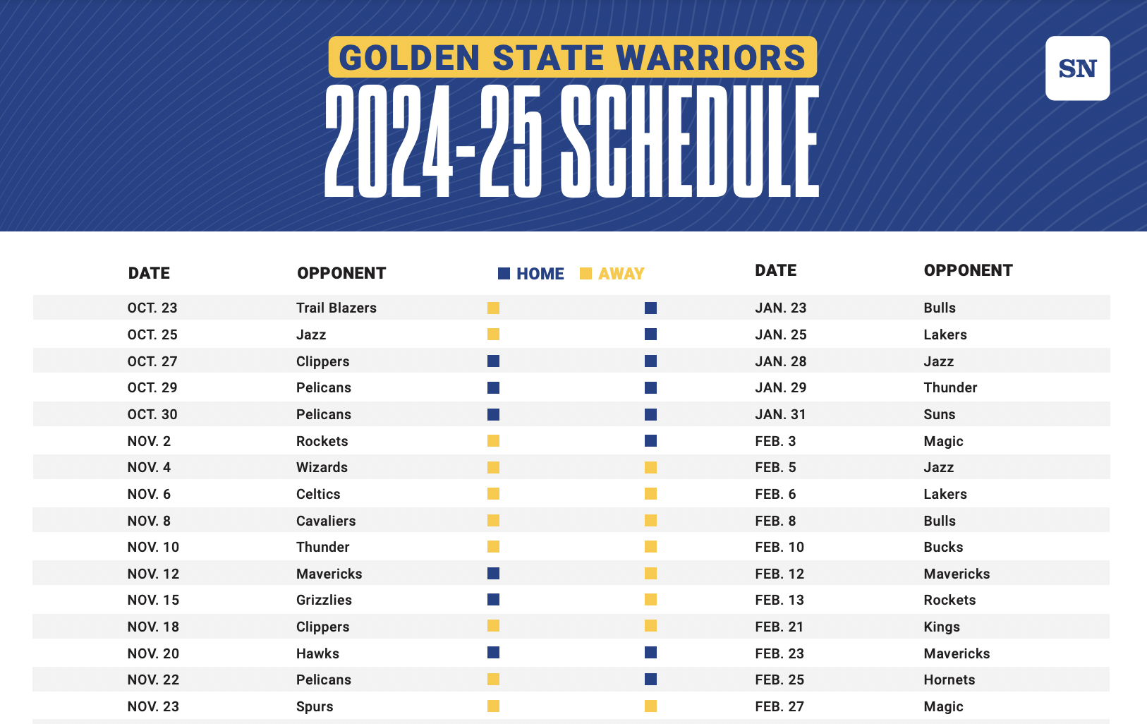 Looking for a printable golden state warriors schedule? Download our fan-favorite version quickly!