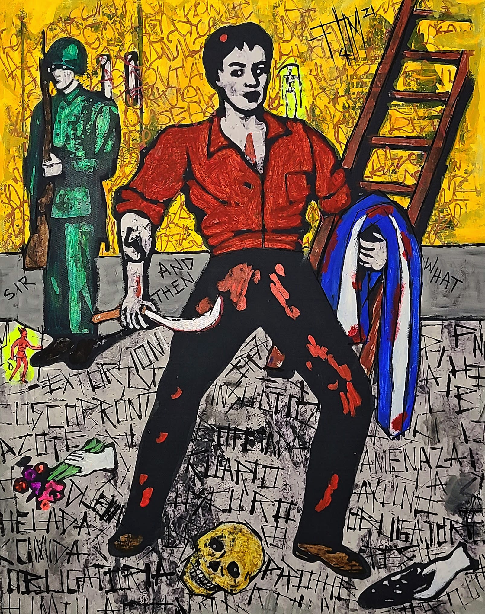 Where can you find franck de las mercedes artwork? Learn about galleries and how to see his pieces.