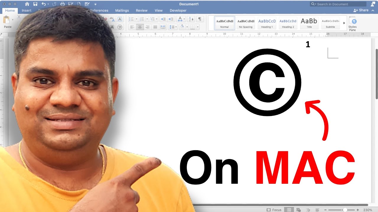 Simple way to add copyright logo mac text? Follow this easy tutorial for perfect symbol results.